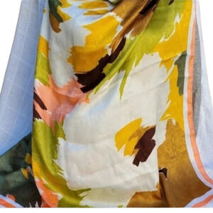1970s Gloria Mode Silk‎ Scarf